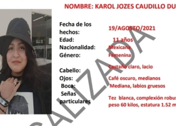 CANCELAN ALERTA AMBER; LOCALIZAN A KAROL CAUDILLO DUARTE