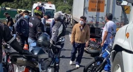 Motociclistas accidentados iban 'echando carreritas', confirman