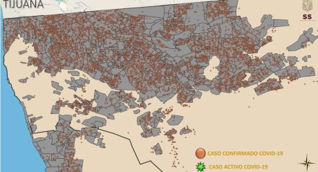 Estas son las colonias con más casos activos de covid en Tijuana