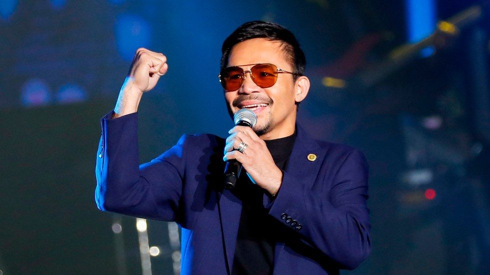 MANNY PACQUIAO SE LANZA POR LA PRESIDENCIA DE FILIPINAS