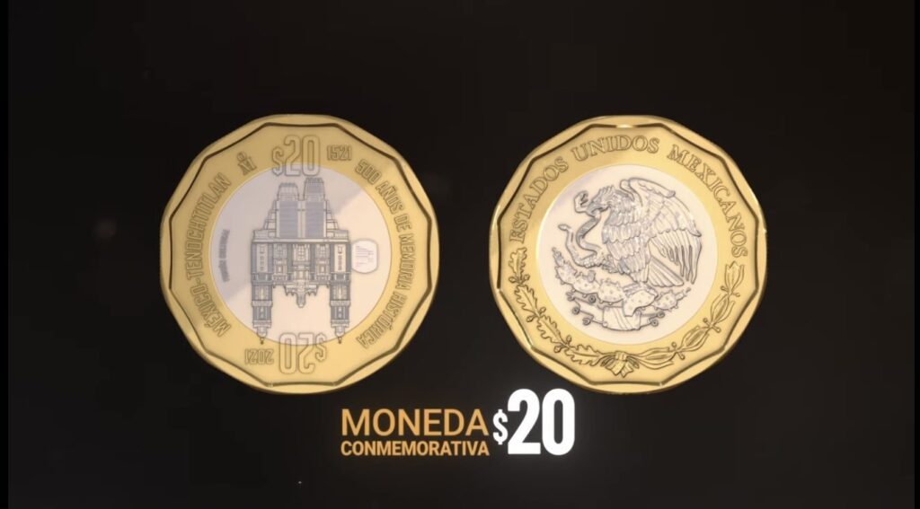 MéXICO LANZA MONEDAS CONMEMORATIVAS DE 10 Y 20 PESOS