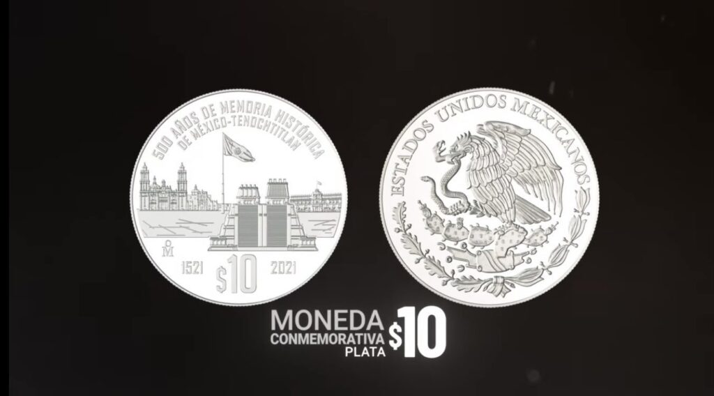 MéXICO LANZA MONEDAS CONMEMORATIVAS DE 10 Y 20 PESOS