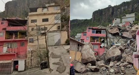 Desaparece casa tras deslave de Cerro del Chiquihuite