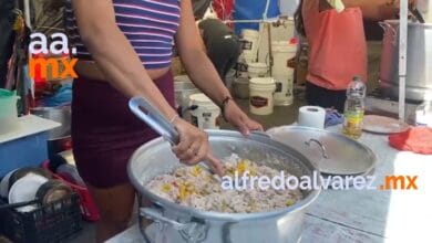 Migrantes-improvisan-cocinetas-en-El-Chaparral
