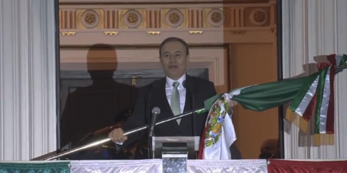 ALFONSO DURAZO DA EL GRITO DE INDEPENDENCIA