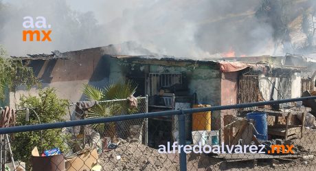 Incendio deja sin vivienda a familia