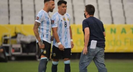 Autoridad sanitaria interrumpe partido entre Brasil y Argentina