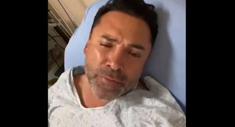 VIDEO: Óscar de la Hoya tiene Covid-19; suspende pelea en LA