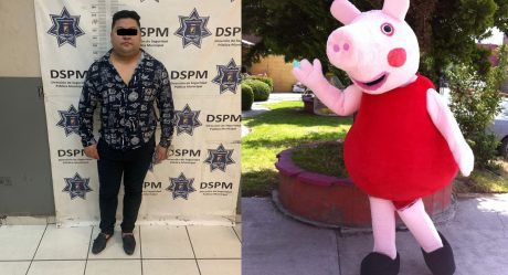 Lo detienen por atacar y dejar inconsciente a 'Pepa Pig'