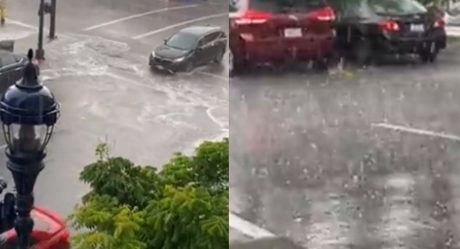 VIDEO: Lluvias y granizo azotan San Diego; hay inundaciones
