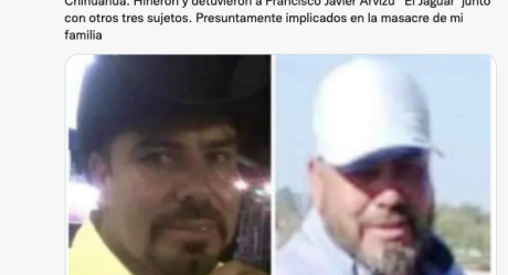 Capturan a 'El Jaguar' líder de 'La Gente Nueva'