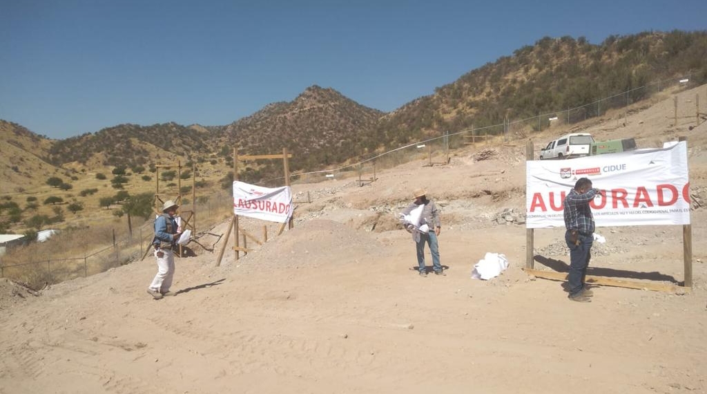 CIDUE CLAUSURA TEMPORALMENTE OBRA EN CERRO JOHNSON￼