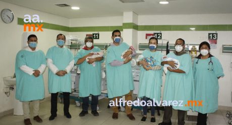 Nacen cuatrillizos en IMSS Sonora con salud óptima