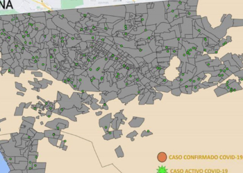 COLONIAS DE TIJUANA CON MáS CASOS ACTIVOS POR COVID-19