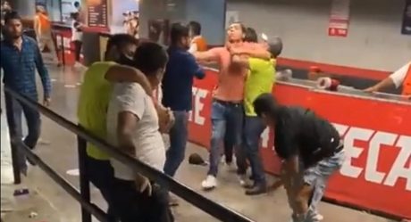 VIDEO: Brutal golpiza en juego de los Sultanes de Monterrey