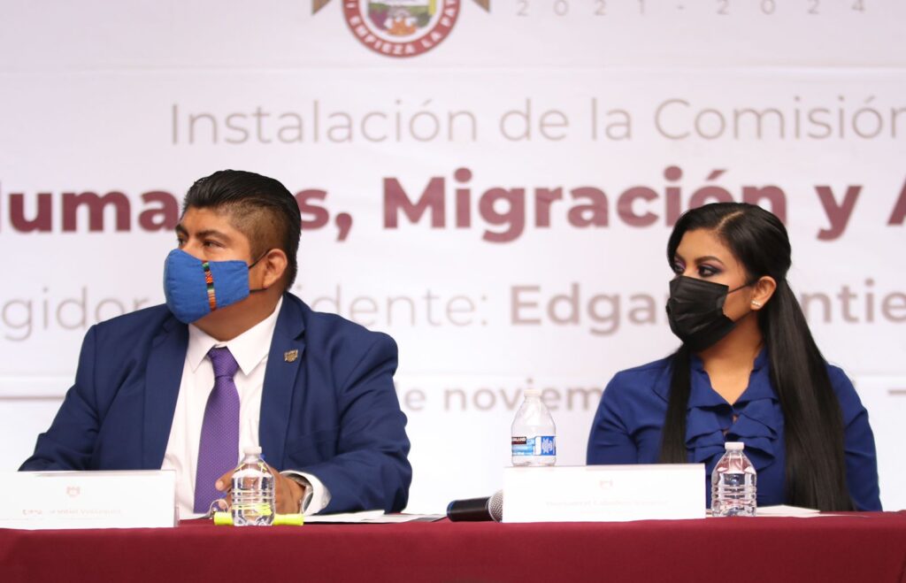 de Derechos Humanos, Migración y Asuntos Indígenas, presidida por Edgar Montiel