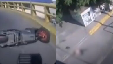 VIDEO-Mujeres-mueren-tras-chocar-en-moto-y-caer-de-puente