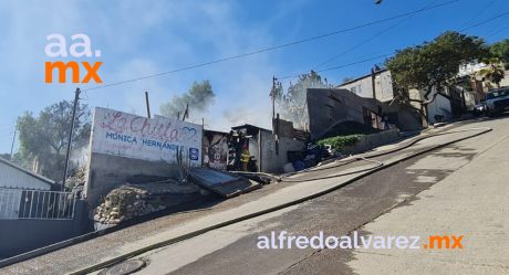 Fallecen niña y abuelito en incendio de vivienda