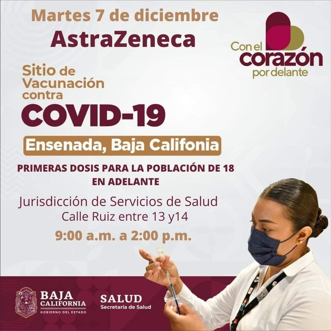 SIGUE VACUNACIóN PARA ADOLESCENTES Y ADULTOS EN BC