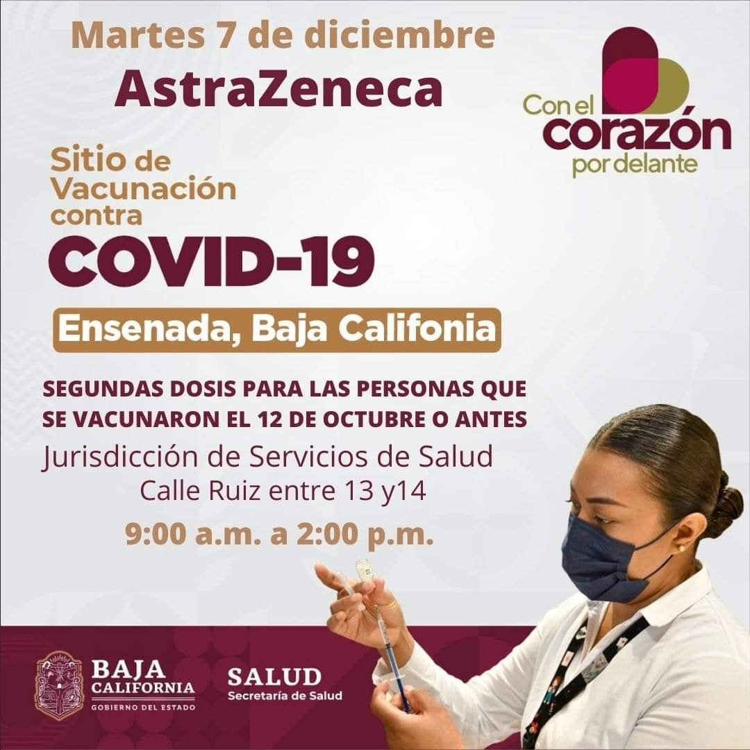 SIGUE VACUNACIóN PARA ADOLESCENTES Y ADULTOS EN BC