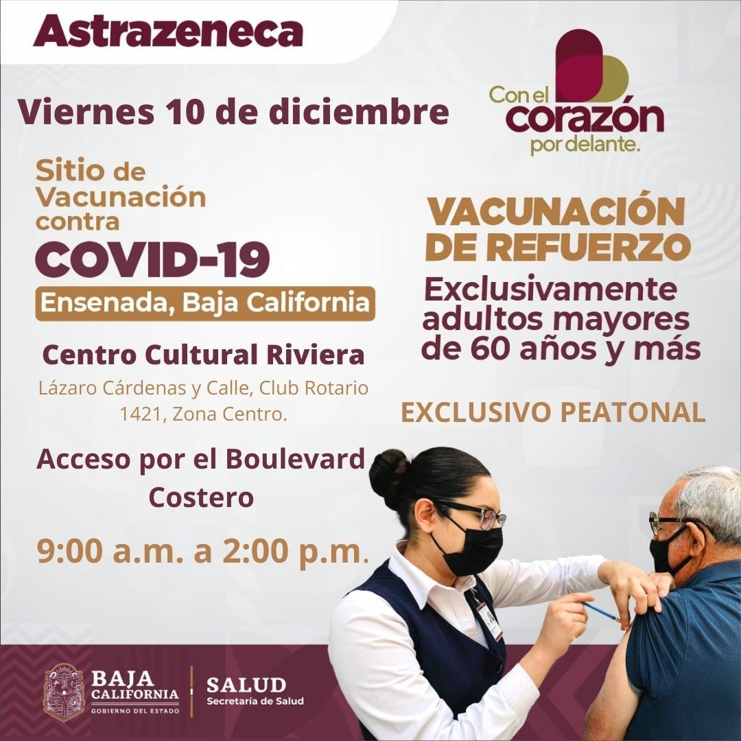 SIGUE VACUNACIóN PARA ABUELITOS, MAYORES DE 18 Y ADOLESCENTES