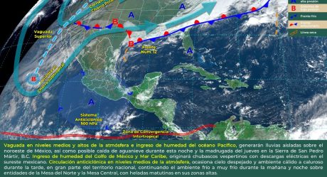 Vaguada polar traerá lluvias y bajas temperaturas a Sonora