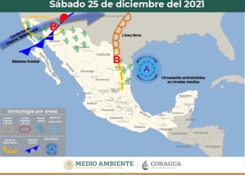 SE PRONOSTICA ESTE VIERNES LLEGADA A SONORA DE FRENTE FRíO