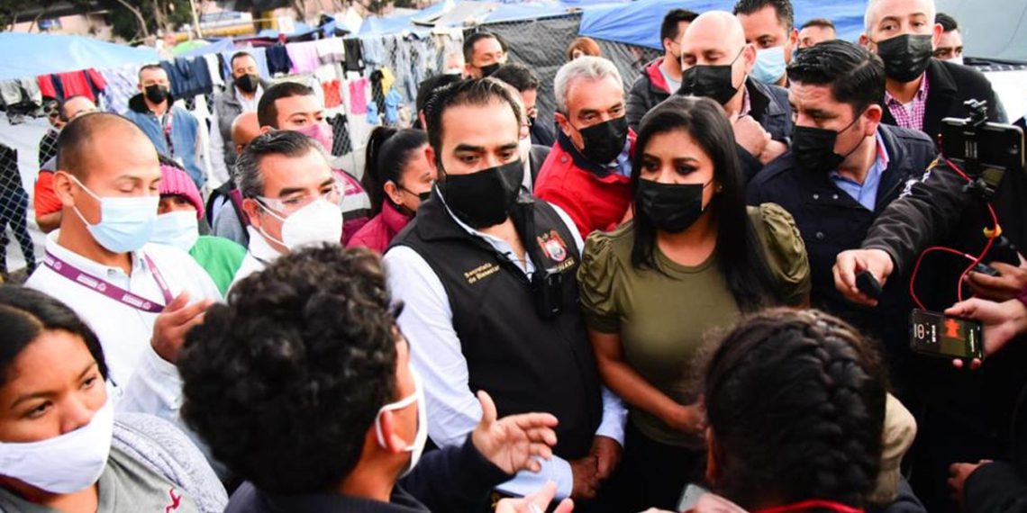 MONTSERRAT CABALLERO REGRESA AL CAMPAMENTO 'EL CHAPARRAL'