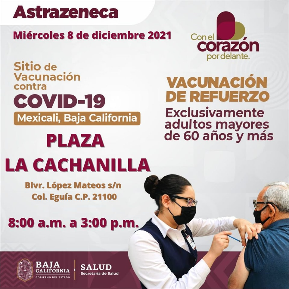 ARRANCA REFUERZO COVID-19 PARA ADULTOS MAYORES EN BC