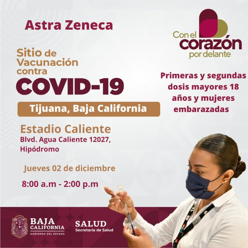 CONTINúA VACUNACIóN COVID-19 PARA MENORES DE EDAD Y ADULTOS