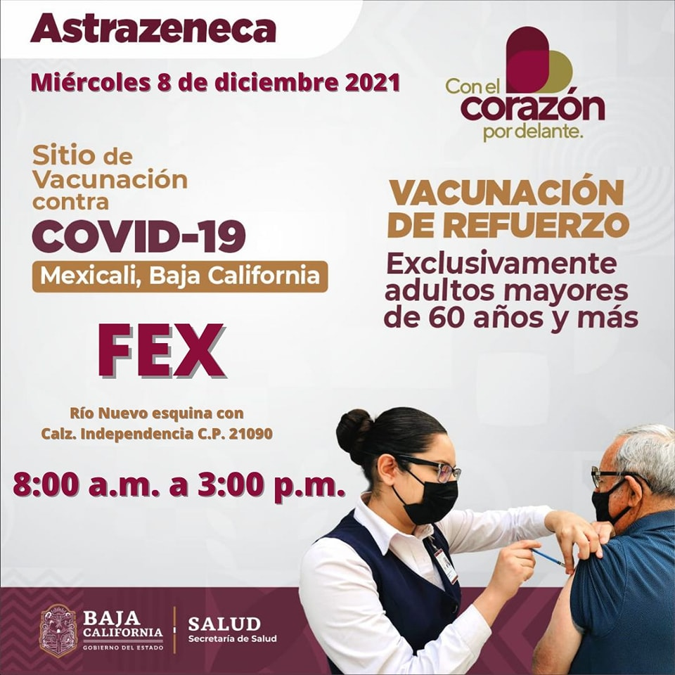 ARRANCA REFUERZO COVID-19 PARA ADULTOS MAYORES EN BC