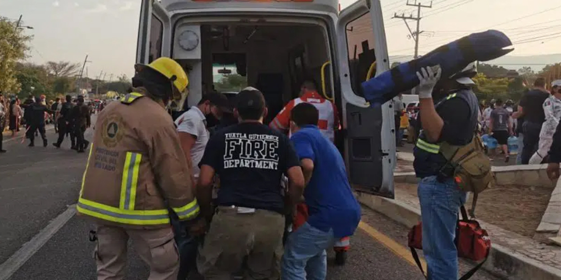 INVESTIGAN PRESUNTAS VIOLACIONES A DERECHOS HUMANOS DE MIGRANTES ACCIDENTADOS EN TRáILER