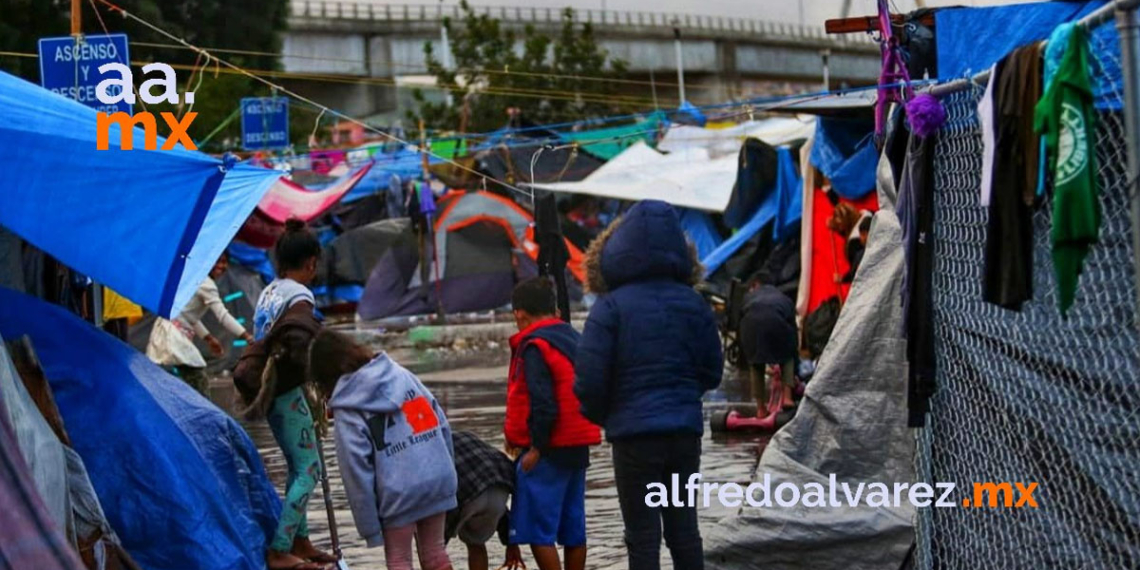 RETIRARíAN A MIGRANTES DE 'EL CHAPARRAL' POR CONDICIONES METEOROLóGICAS