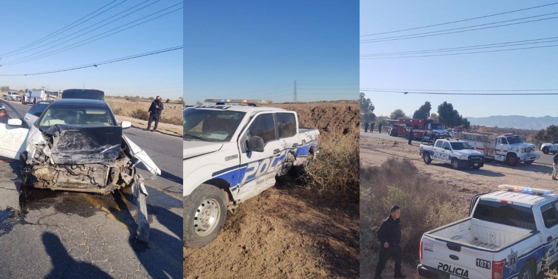 CHOCAN POLICíAS Y LADRONES EN MEXICALI