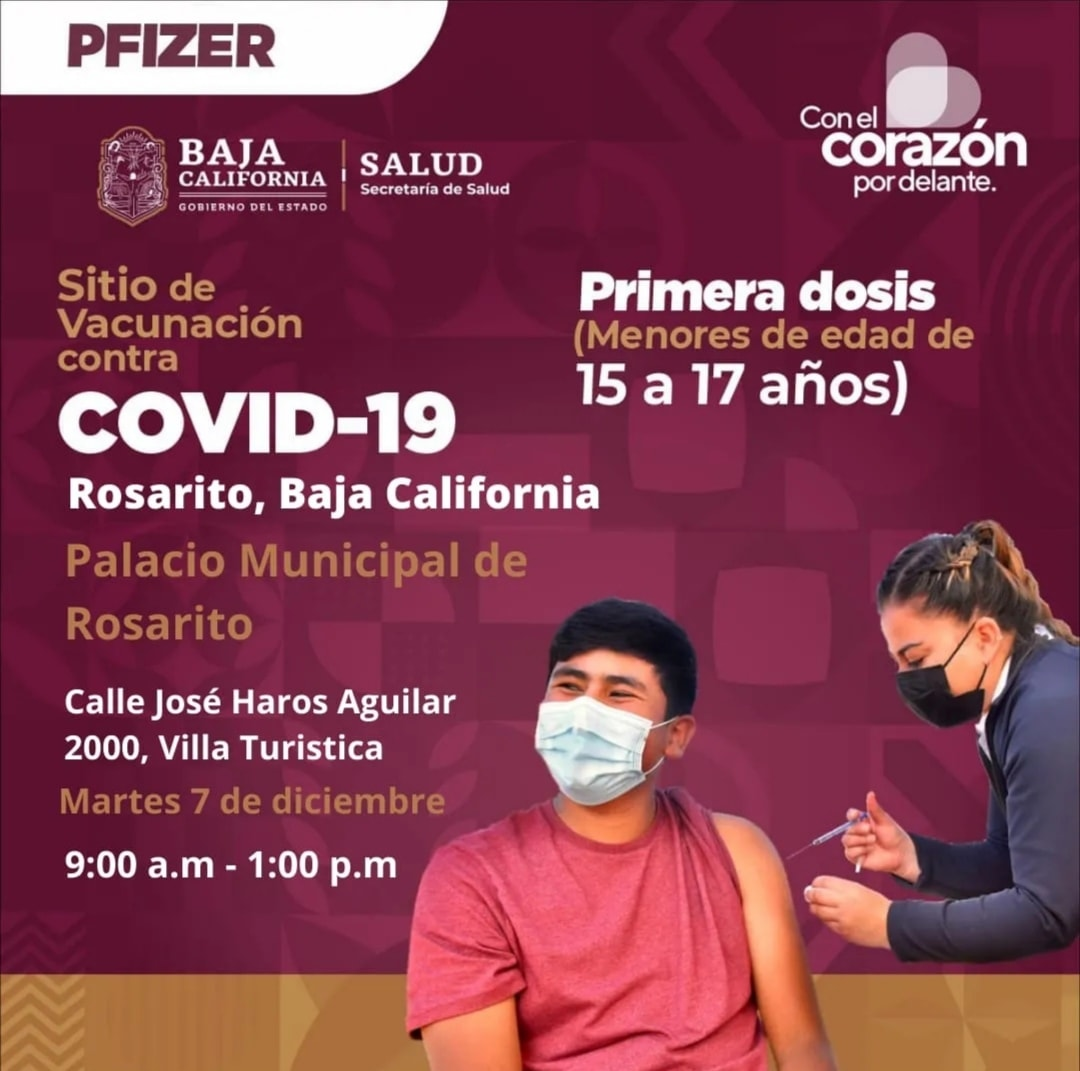 SIGUE VACUNACIóN PARA ADOLESCENTES Y ADULTOS EN BC