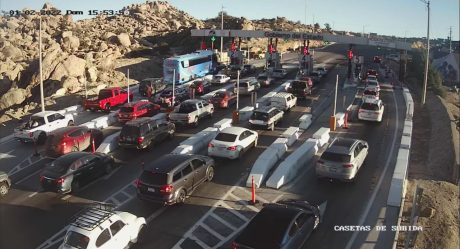 Aumentó aforo vehicular en la carretera Centinela – Rumorosa