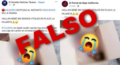 Falso supuesto bebé encontrado muerto en Plaza La Pajarita