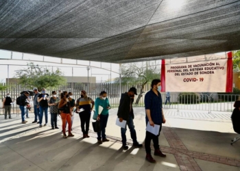 CONCLUYó VACUNACIóN DE REFUERZO A DOCENTES EN SONORA