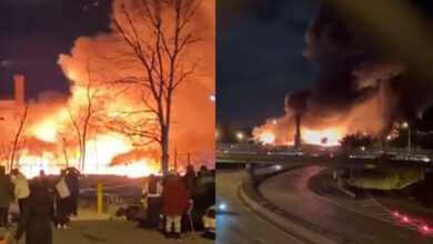 VIDEO-Mega-incendio-en-planta-química-alertan-a-ciudadanos