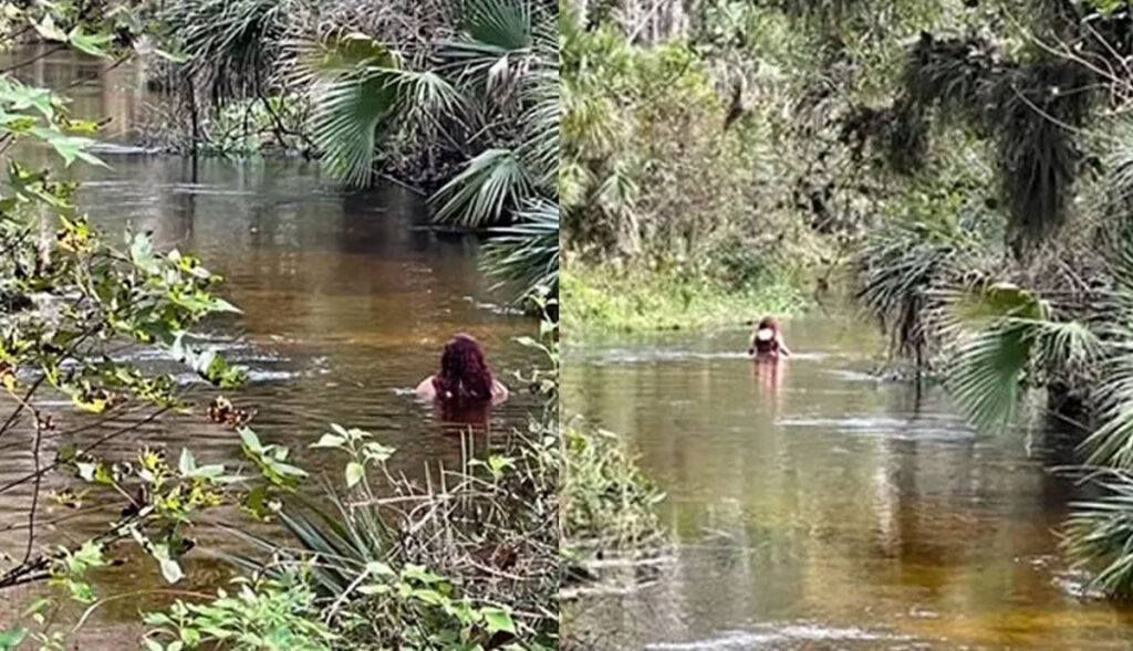 VIDEO-Mujer-desaparece-tras-nadar-en-río-con-cocodrilos