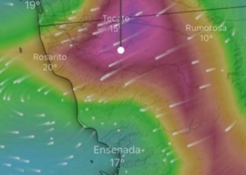 VIENTOS DE SANTA ANA INTENSOS EN LAS PARTES ALTAS DE TIJUANA Y TECATE