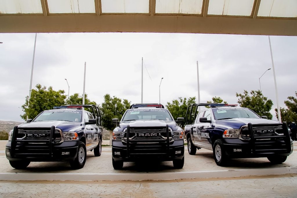 REFUERZA MARINA DEL PILAR VIGILANCIA POLICIAL EN TECATE