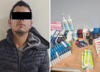 POLICíA MUNICIPAL CAPTURA A ASALTANTE DE FARMACIAS