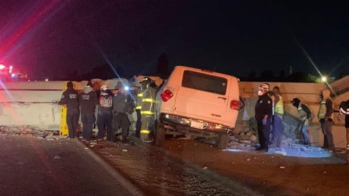 Video Colapsa Puente En La Autopista México Pachuca Nacional 0509