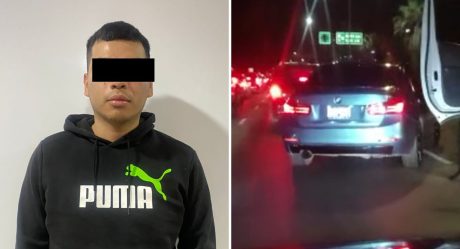 Policía captura a jovencito que atropelló a agente de tránsito