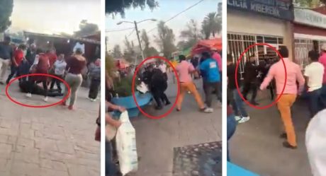 VIDEO: Policías intervienen en riña y los golpean en embarcadero