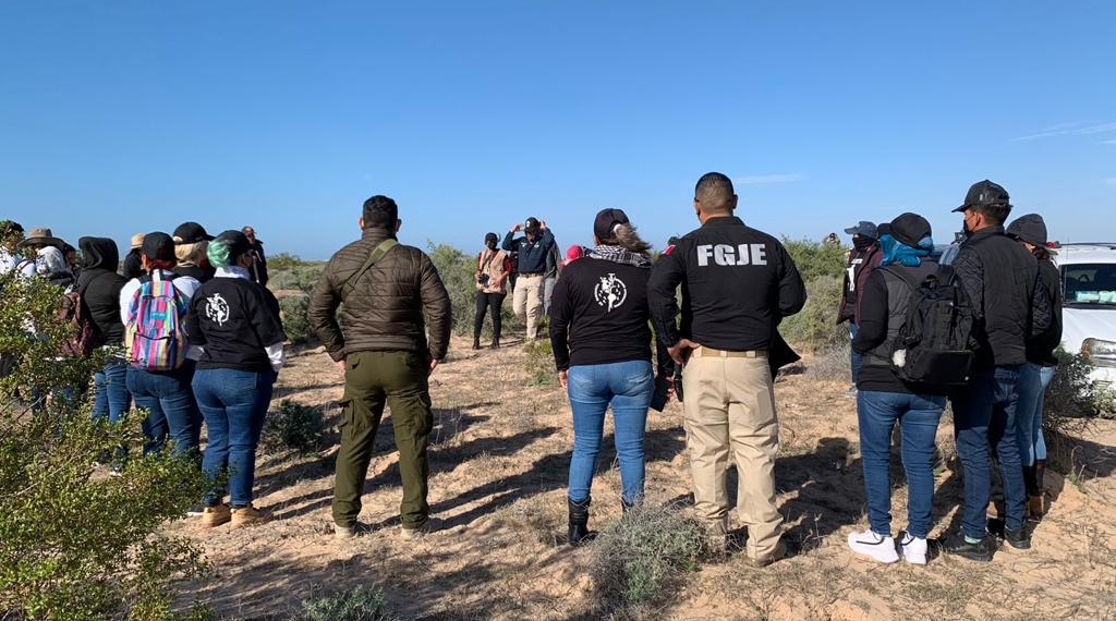 BRIGADA INTERNACIONAL UBICA RESTOS HUMANOS EN PEñASCO