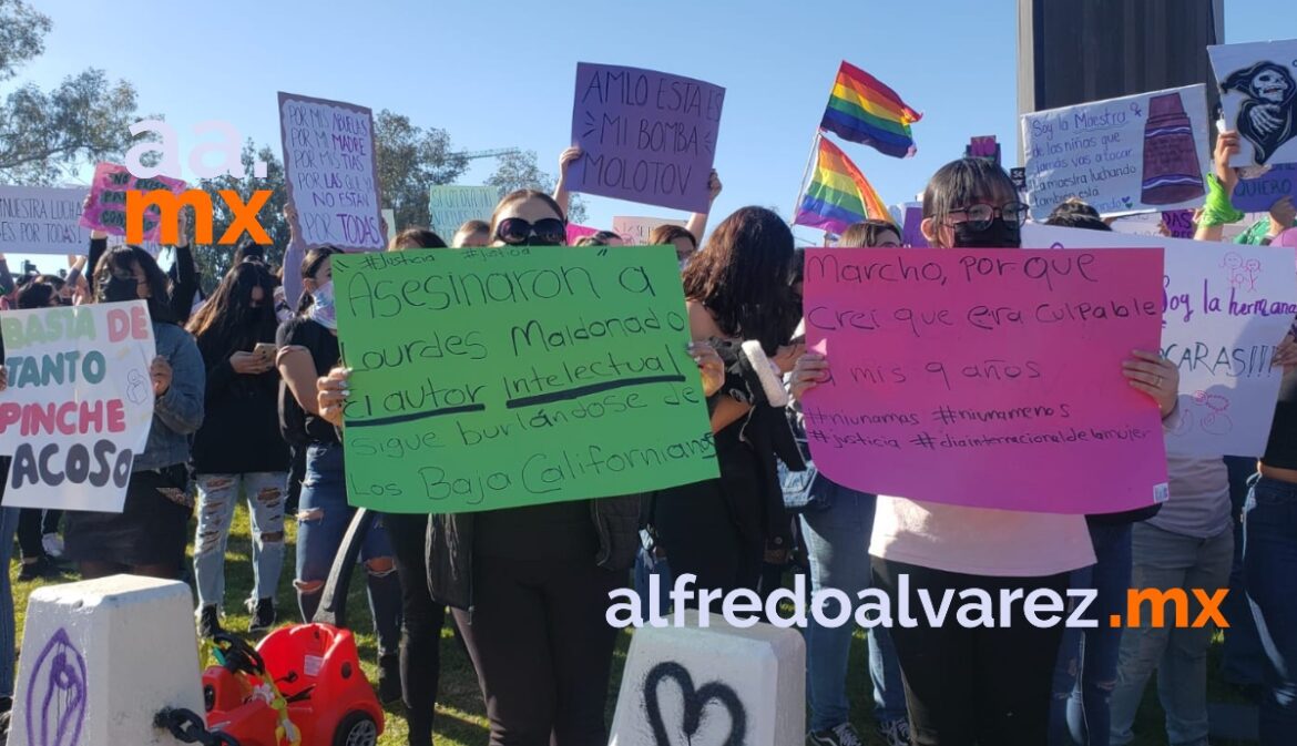 Mujeres Se Manifiestan En Tijuana Piden Alto A La Violencia Alfredo Alvarez Noticias 6658