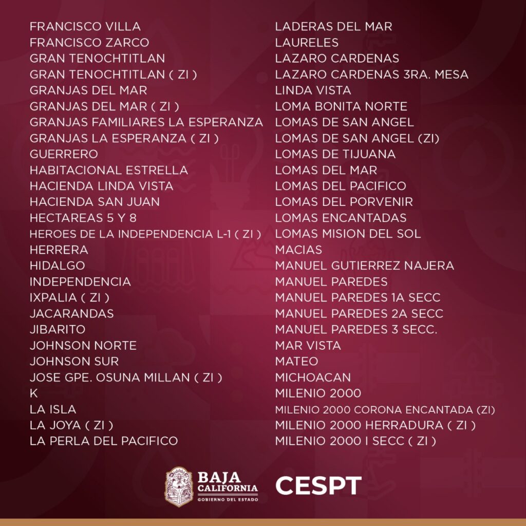 CASI TODA TIJUANA Y ROSARITO SIN AGUA