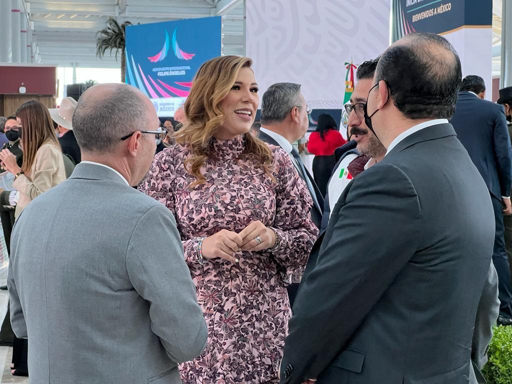 Marina del Pilar inauguracion Aeropuerto Internacional Felipe Ángeles